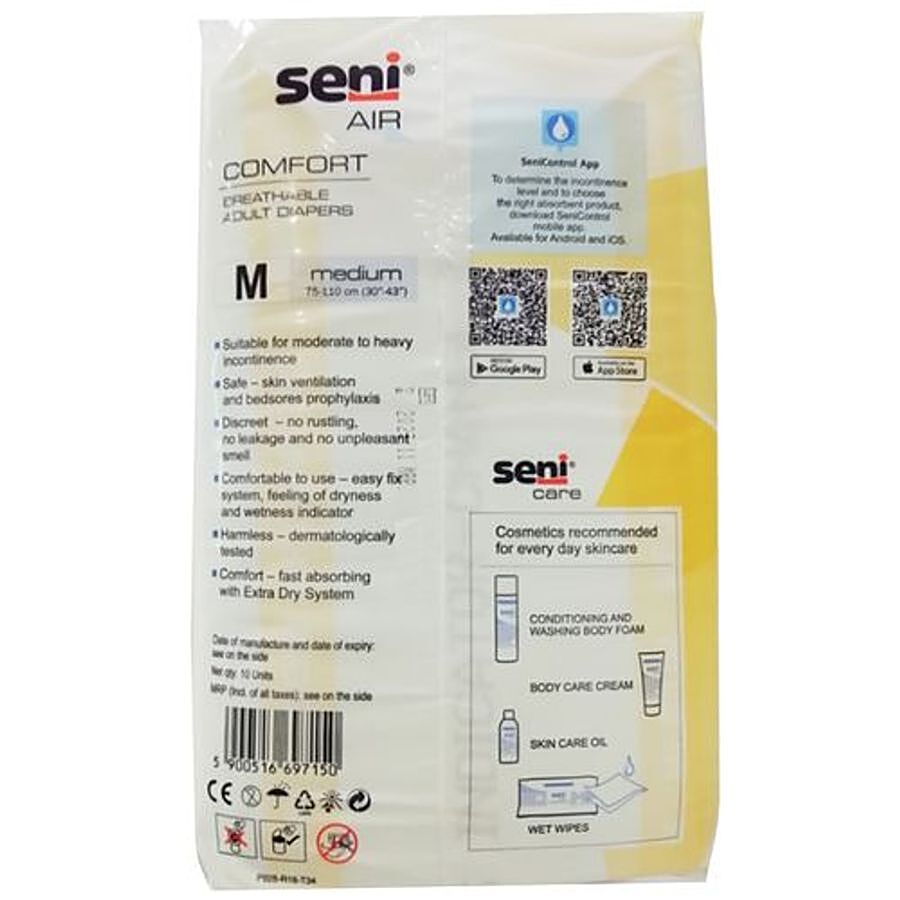 Seni Air Comfort Breathable Adult Diapers - Medium