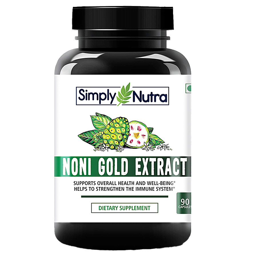 Simply Nutra Noni Gold Extract Dietary Supplement Capsules - Immunity Booster