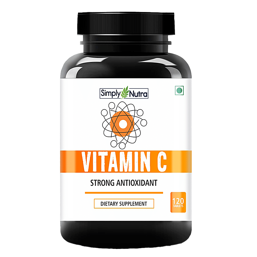 Simply Nutra Vitamin C Dietary Supplement Tablets - Strong Antioxidant