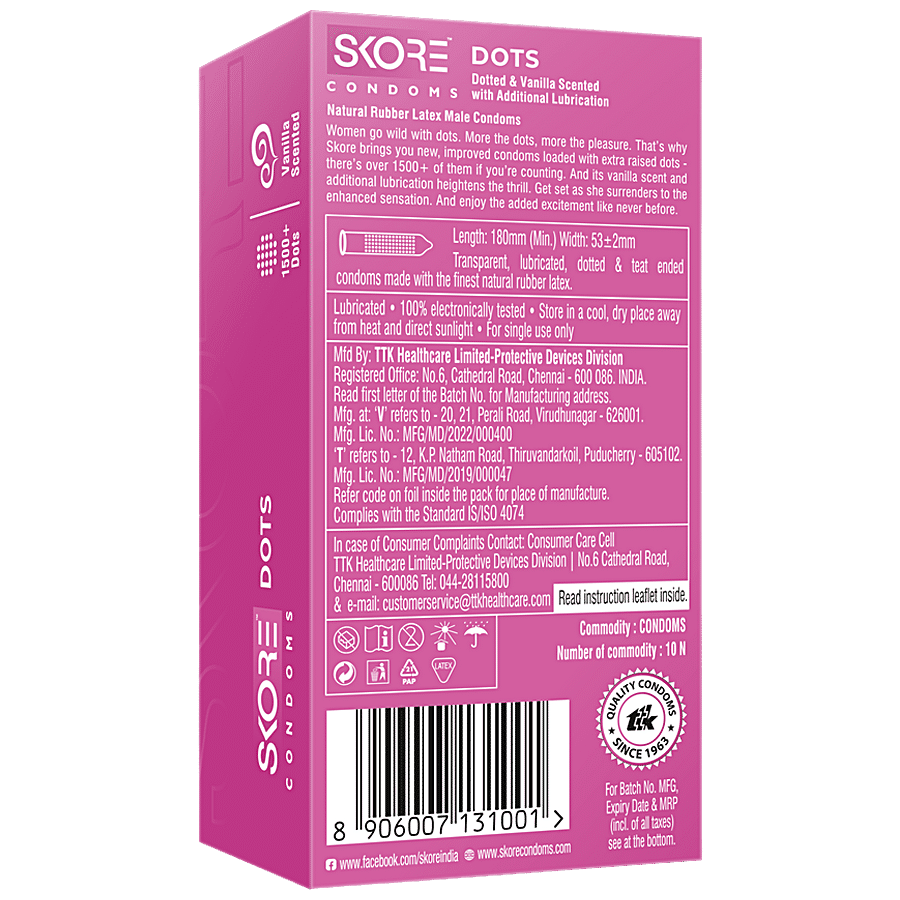 Skore Condoms - Dotted