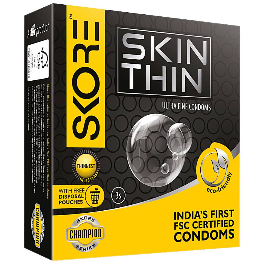 Skore Skin Thin Condoms - Champion Series