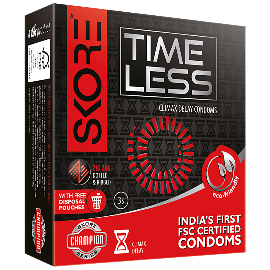 Skore Timeless Climax Delay Condoms - Champion Series