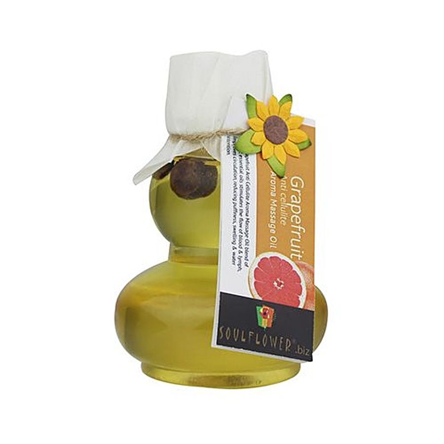 Soulflower Grapefruit Aroma Massage Oil