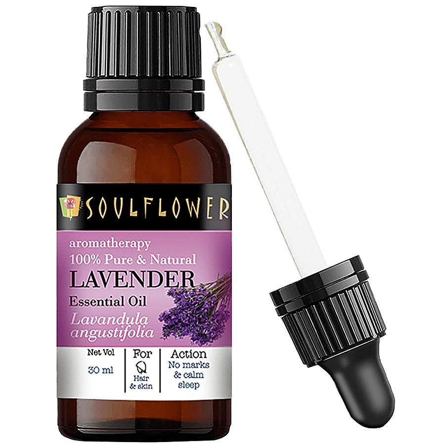 Soulflower Lavender Essential Oil - For Face