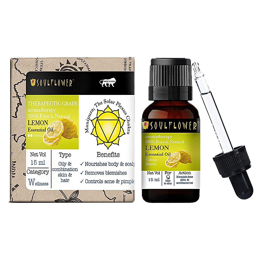 Soulflower Lemon Essential Oil