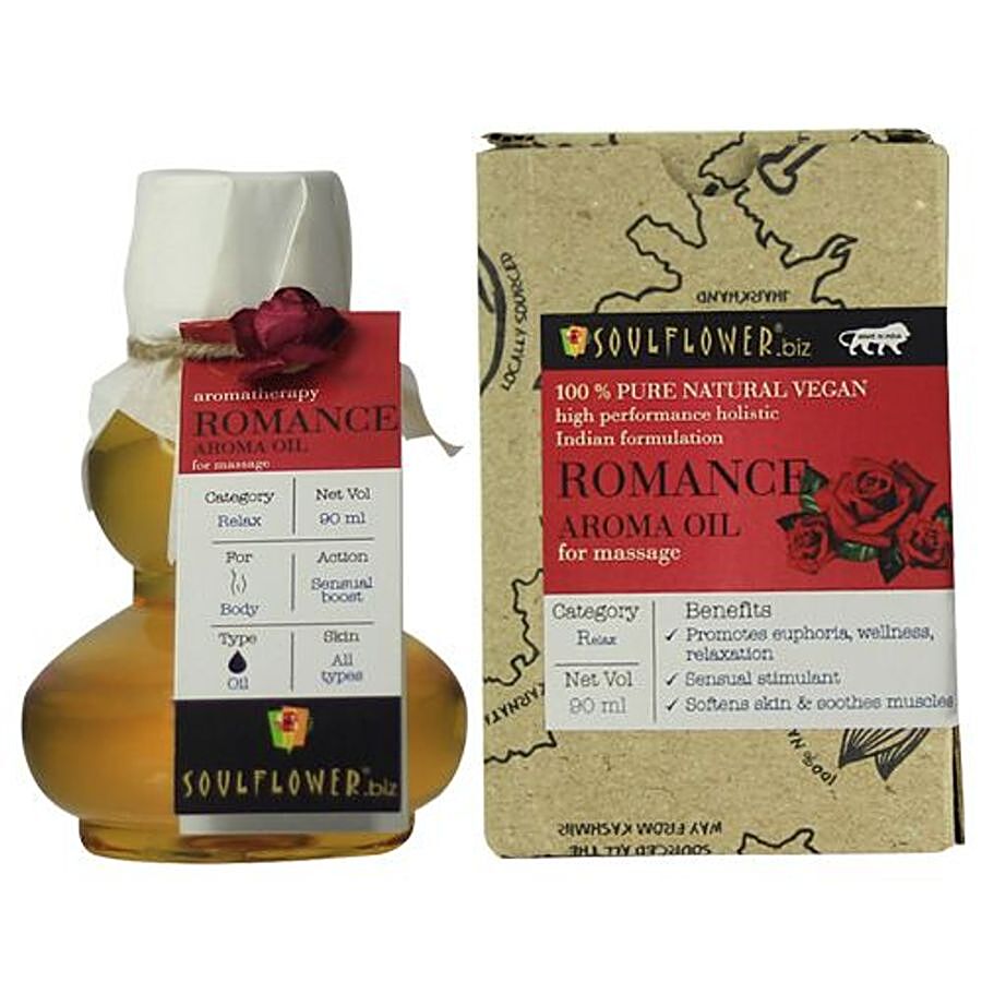 Soulflower Romance Aroma Massage Oil