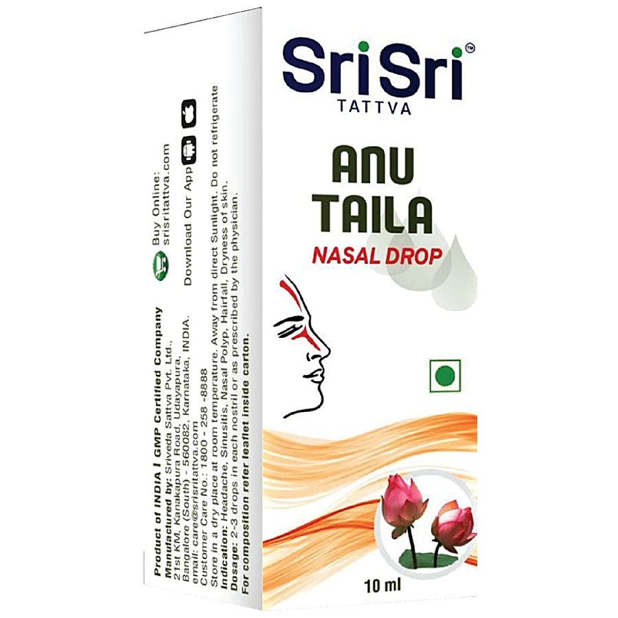 Sri Sri Tattva Anu Taila - Nasal Drops