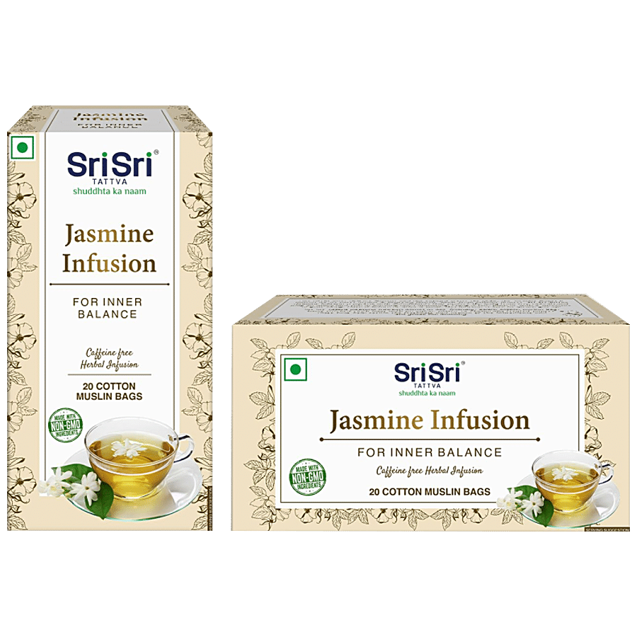 Sri Sri Tattva Jasmine Infusion - Provides Inner Balance & Freshness