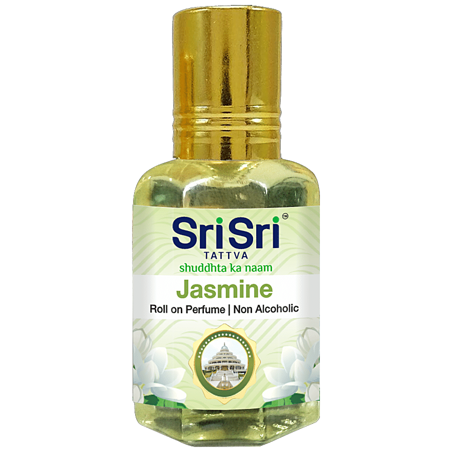 Sri Sri Tattva Jasmine Roll-On Perfume - Non-Alcoholic