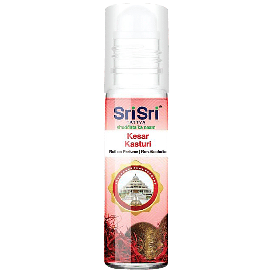 Sri Sri Tattva Kesar Kasturi Roll-On Perfume - Non-Alcoholic