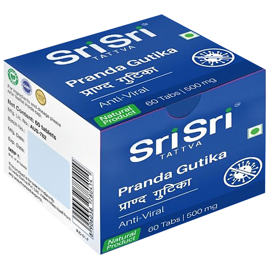 Sri Sri Tattva Pranda Gutika 500mg Tablets - Anti Viral