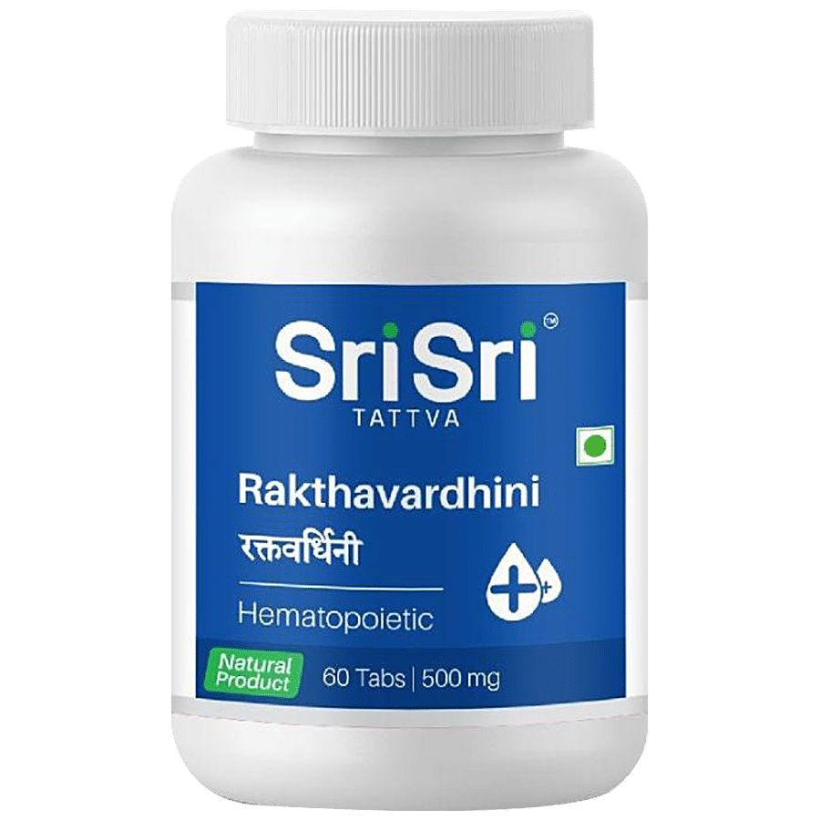 Sri Sri Tattva Rakthavardhini Tablets - 500 mg