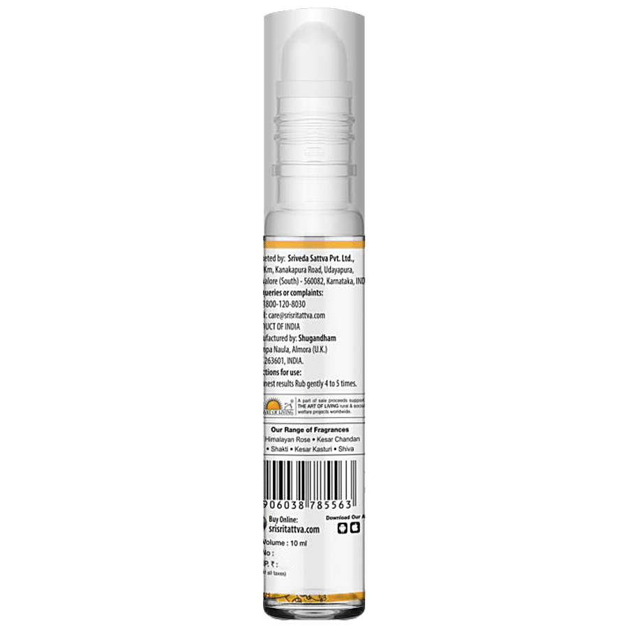 Sri Sri Tattva Shakti Roll-On Perfume - Non-Alcoholic