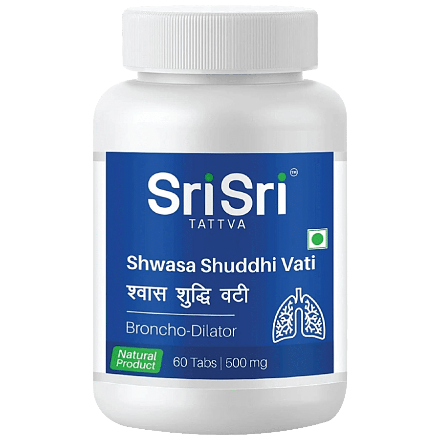 Sri Sri Tattva Shwasa Shuddhi Vati - Broncho Dilator