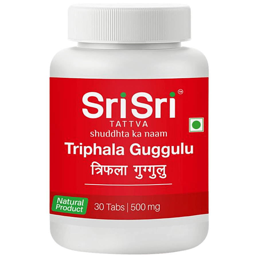 Sri Sri Tattva Triphala Guggulu 500 mg - Natural Product