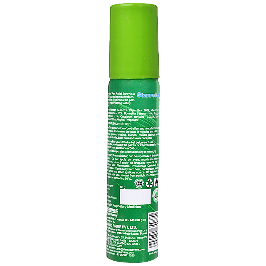 Stanrelief Pain Relief Spray - Ayurvedic