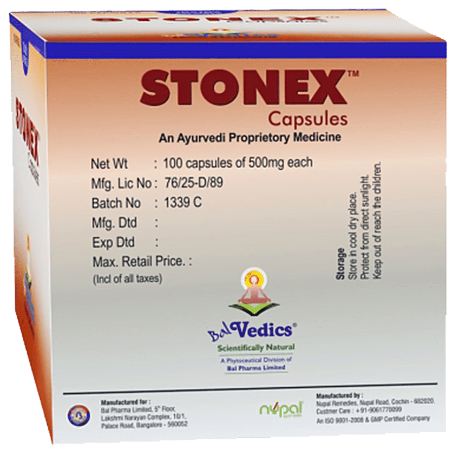 Stonex Capsule - For Dissolving Kidney Stones