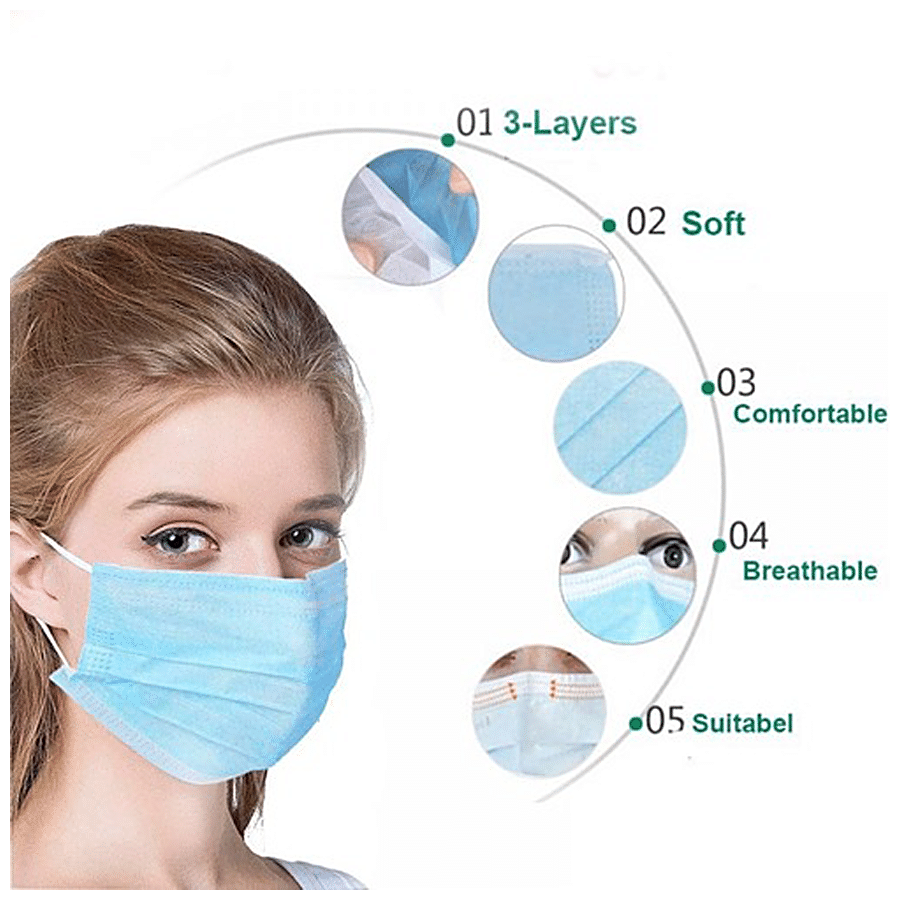 Style Homez Surgical Face Mask 3-Layer - Disposable