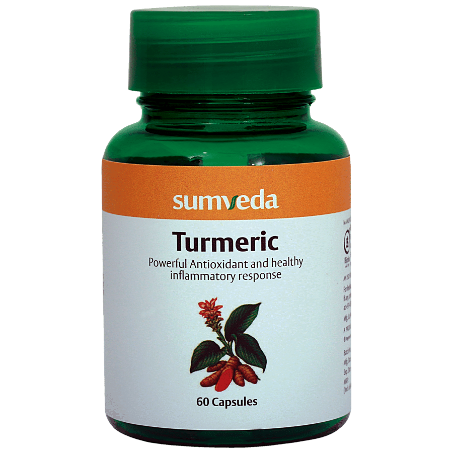 Sumveda Turmeric Capsules - Powerful Antioxidant & Healthy Inflammatory Response