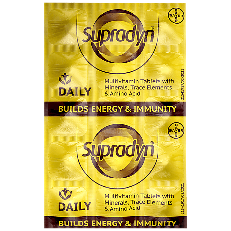 Supradyn Multivitamins Tablets - 11 Vitamins