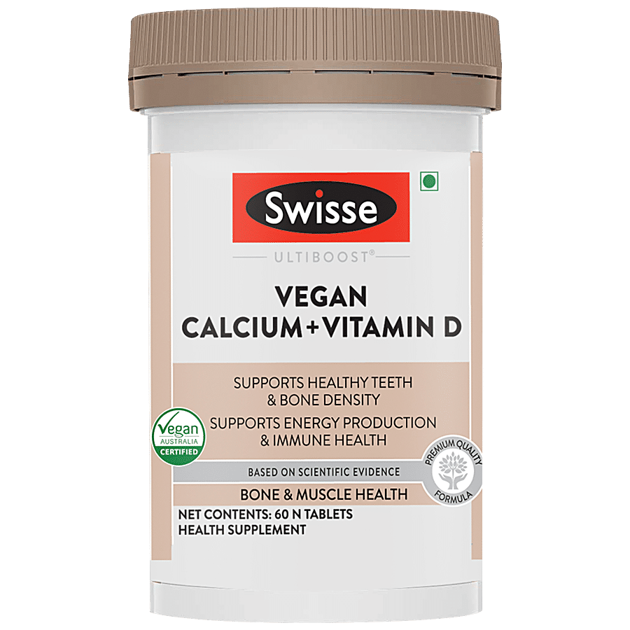 Swisse Ultiboost - Vegan Calcium + Vitamin D Tablets