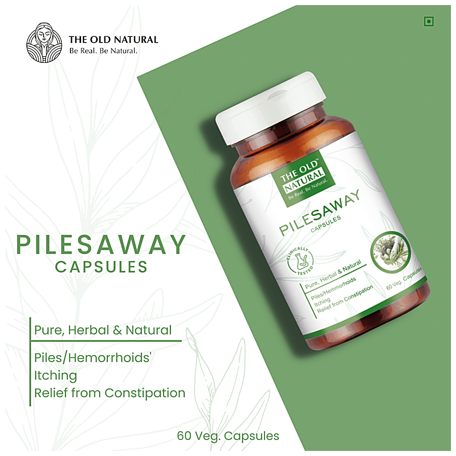 The Old Natural Pilesway Capsules - For Piles