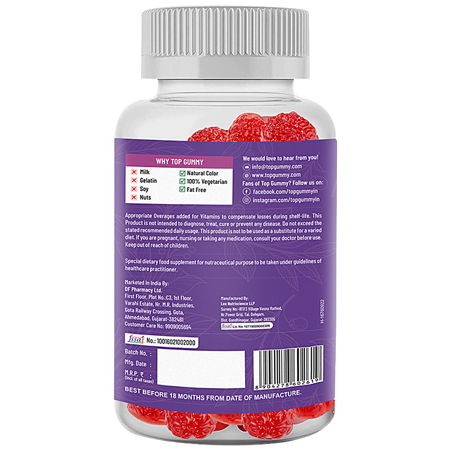 Top Gummy Prenatal + Iron Gummies - Dietary Supplement