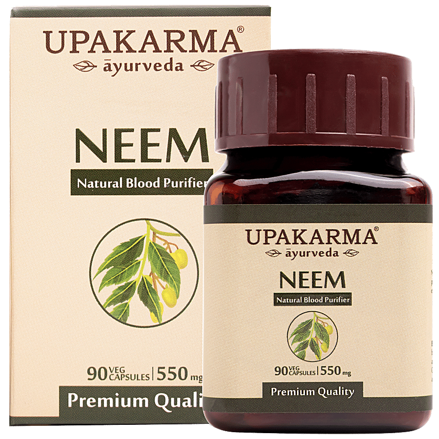 UPAKARMA Neem Veg Capsules - Natural Blood Purifier