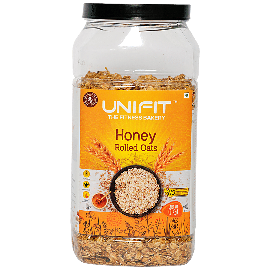 Unifit Honey Rolled Oats - The Fitness Bakery