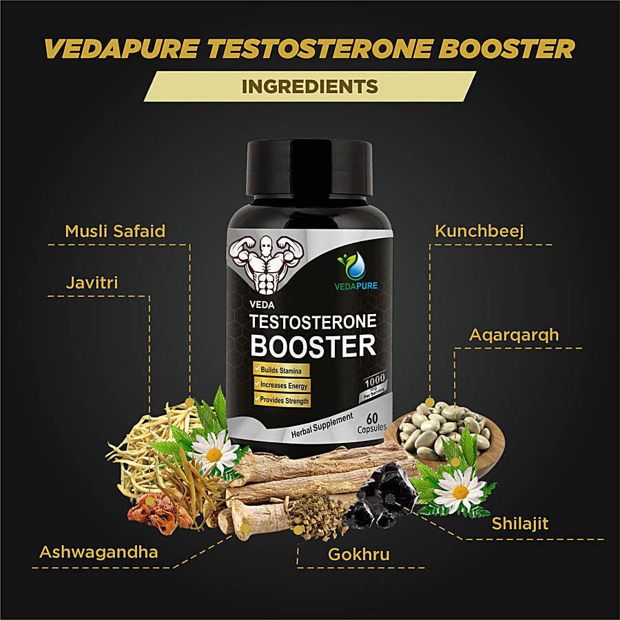 Vedapure Testosterone Booster Capsules