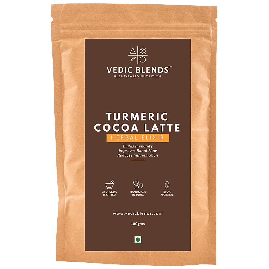 Vedic Blends Turmeric Cocoa Latte - Herbal Elixir