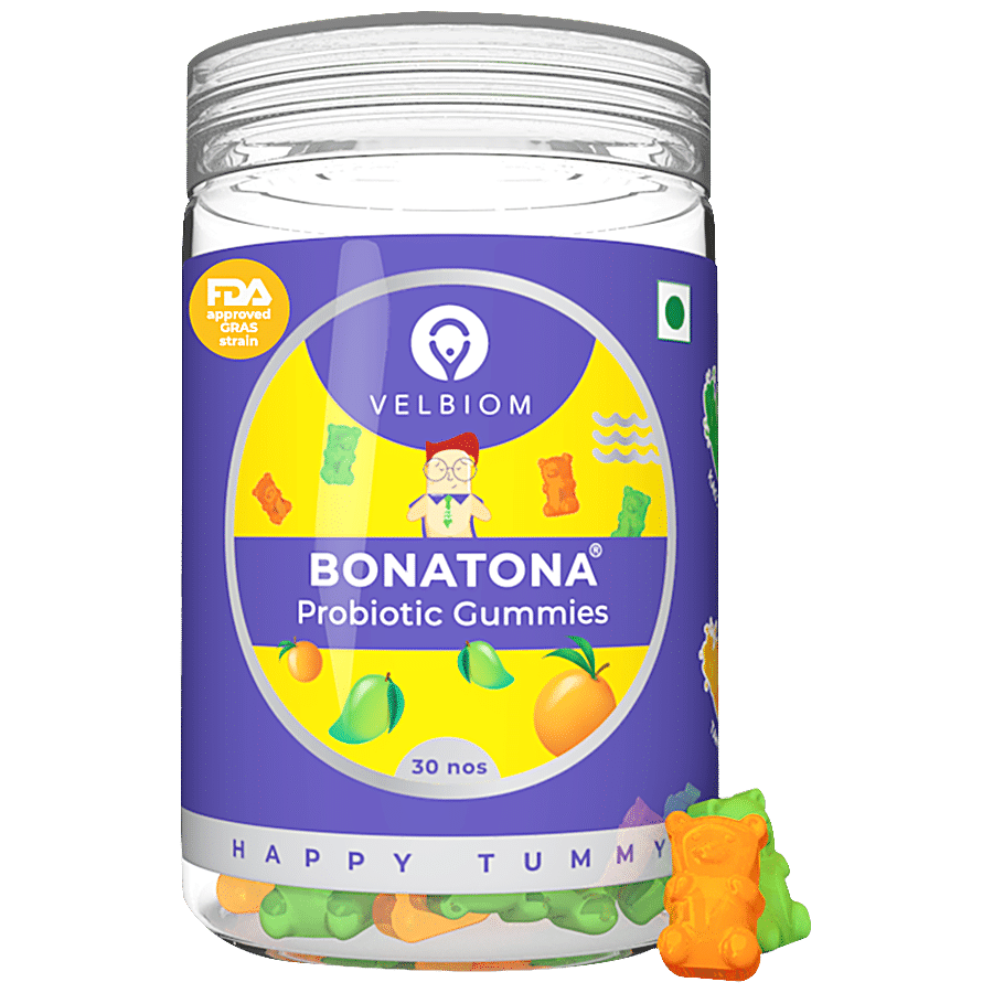 Velbiom Bonatona Probiotic Gummies - For Digestive Health & Immunity