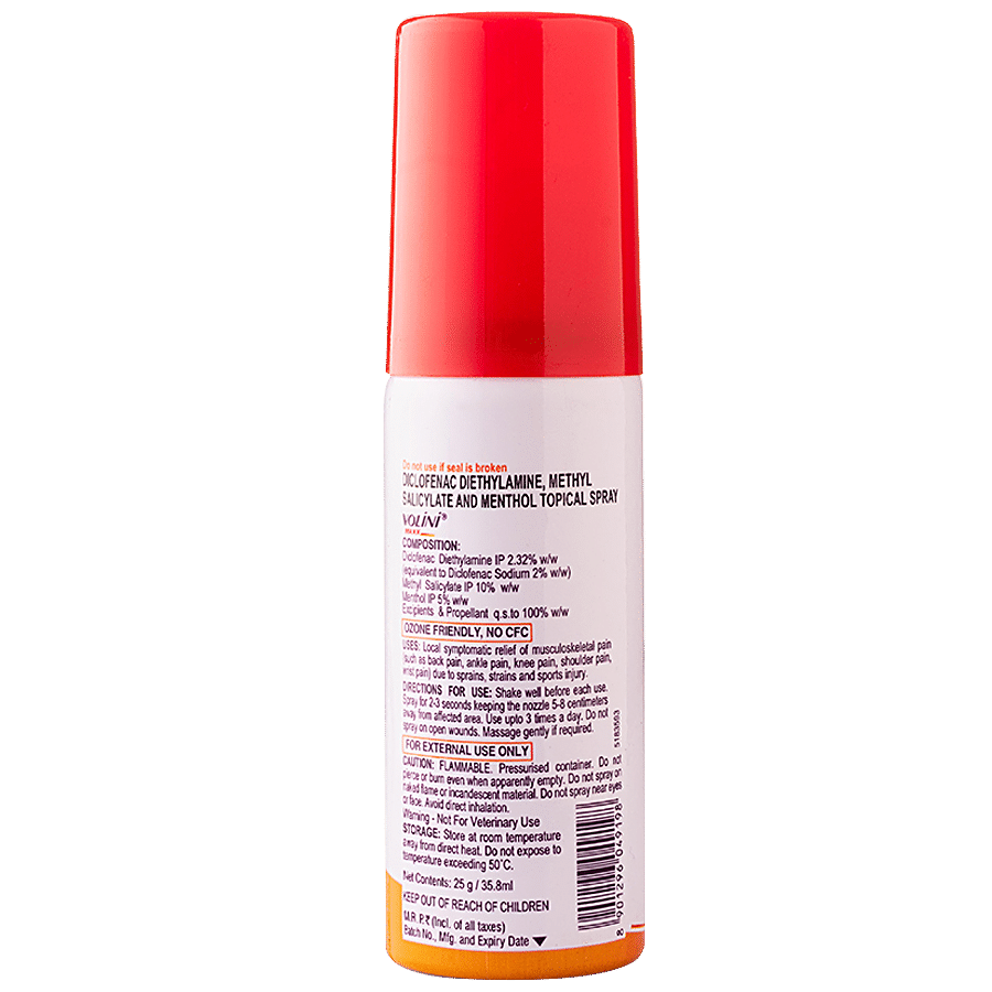 Volini Maxx Pain Relief Spray