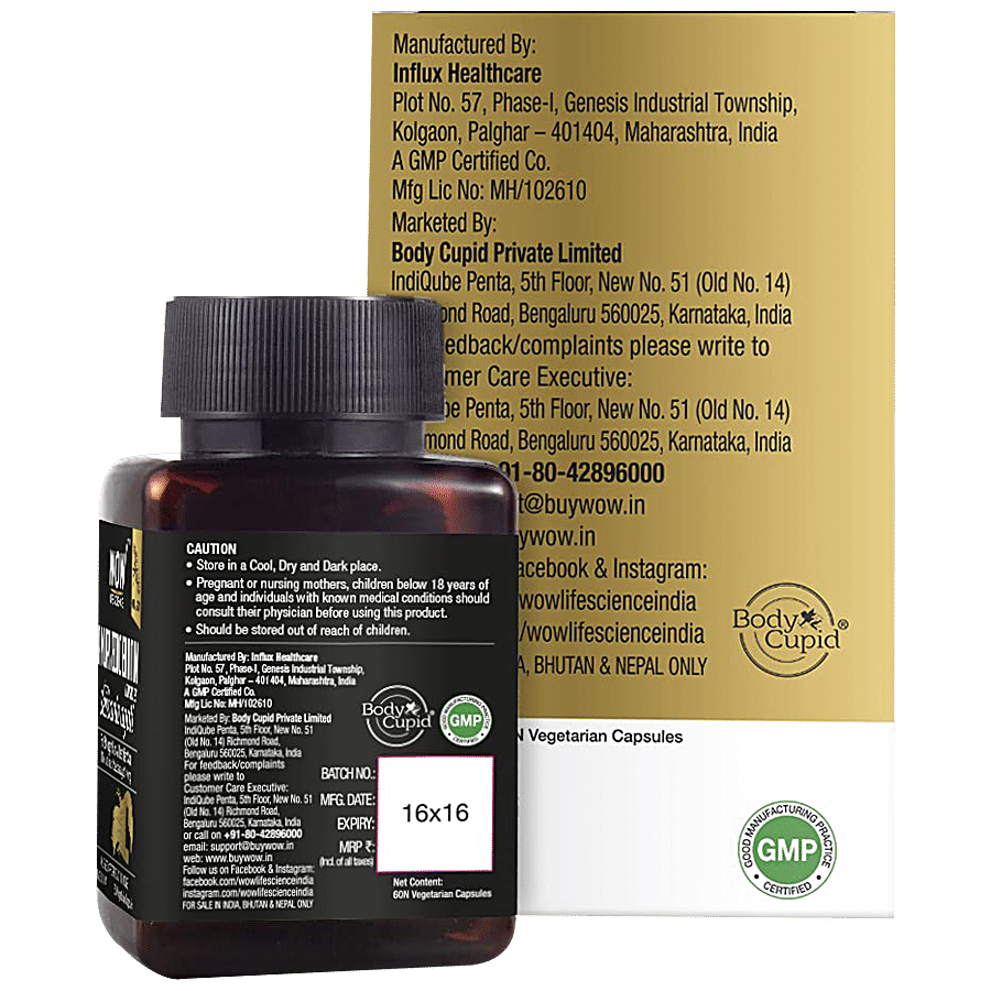 WOW Life Science  Ayurvedic Biotin Capsule - For Stronger Hair