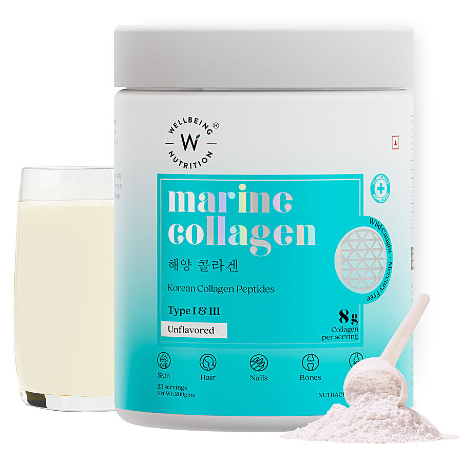 Wellbeing Nutrition Pure Korean Marine Collagen Peptides - Supports Healthy Skin