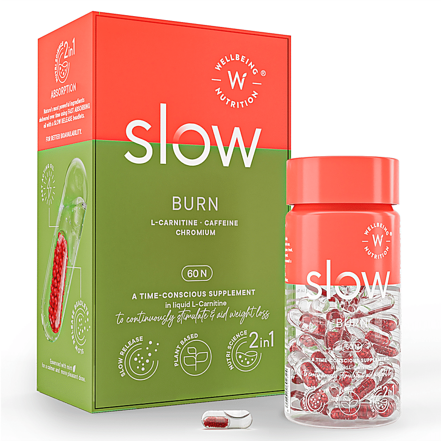 Wellbeing Nutrition Slow Burn Metabolism - Helps Burn Fat