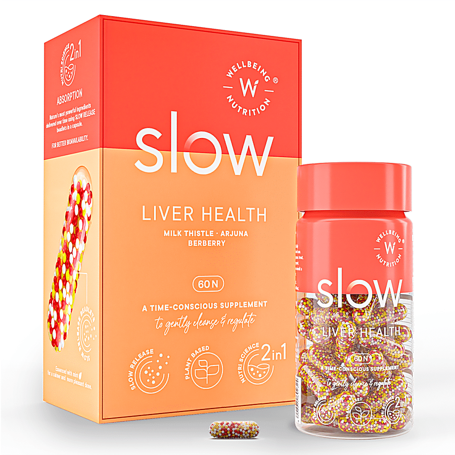 Wellbeing Nutrition Slow Liver Health - High Strength Milk Thistle