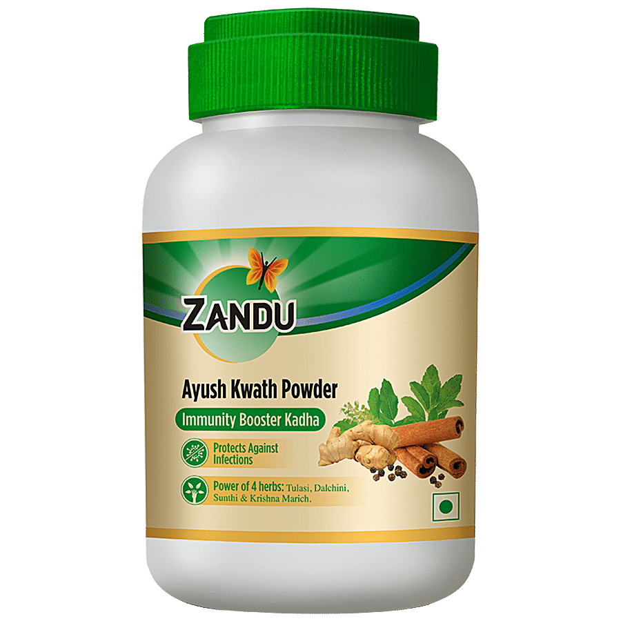 ZANDU Ayush Kwath Powder (Kadha) For Cough & Cold Relief