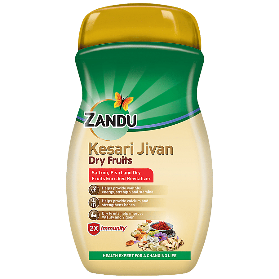 ZANDU Kesari Jivan Ayurvedic Immunity Booster Chyawanprash- With Dry Fruits