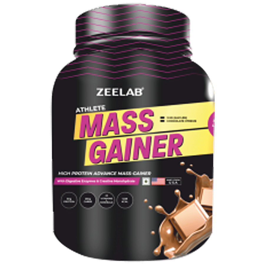 ZEELAB Athlete Mass Gainer - For Faster Muscle Recovery