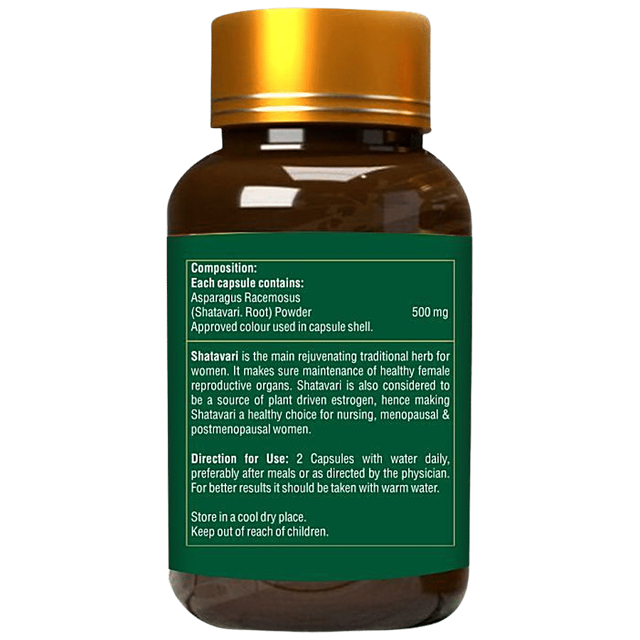 ZEELAB Shatavari Hormonal Balance Capsule - Traditional Herbs