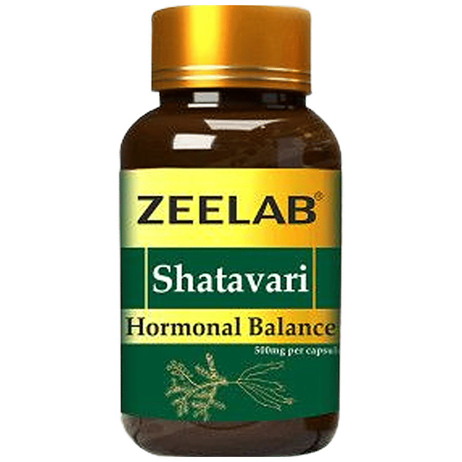 ZEELAB Shatavari Hormonal Balance Capsule - Traditional Herbs