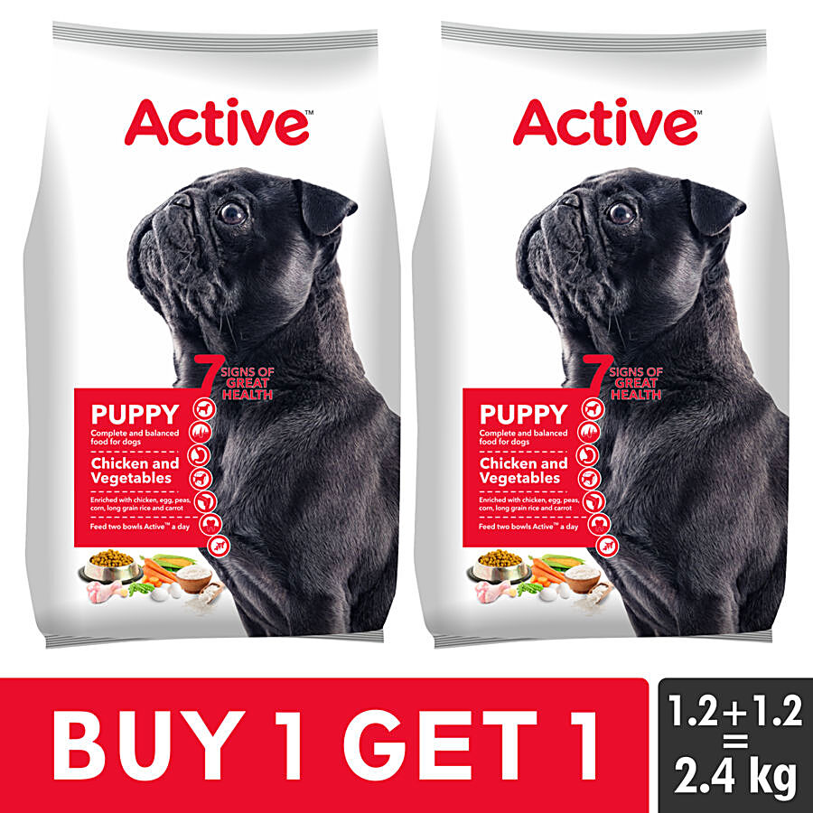 Active Dry Cat Food - With Chicken & Vegetables