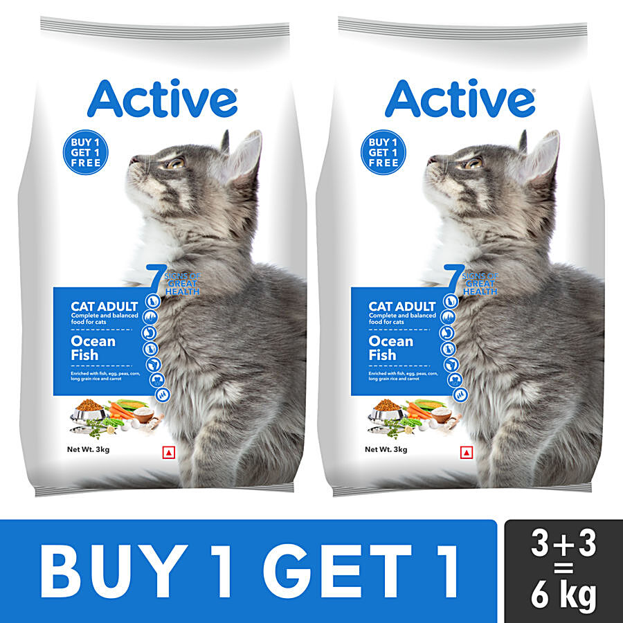 Active Dry Cat Food - With Ocean Fish