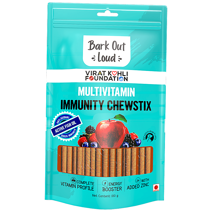 Bark Out Loud Immunity Chewstix - Multivitamins Fresh Chicken Treats