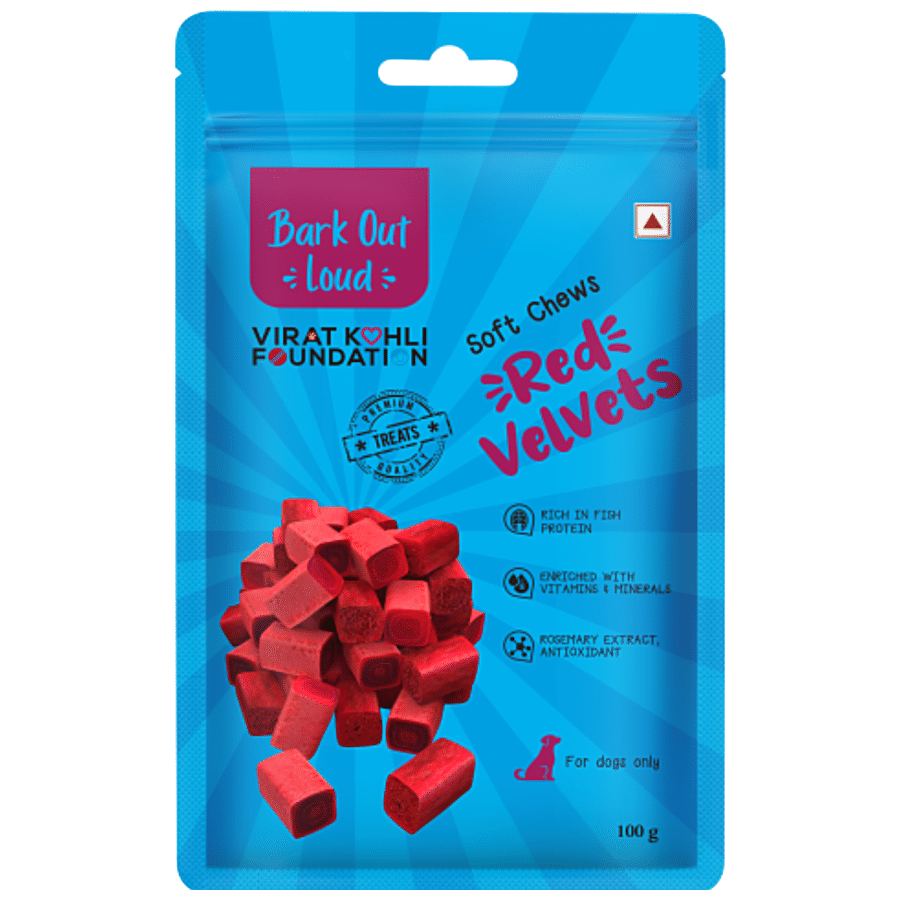 Bark Out Loud Red Velvet - Fish Treats