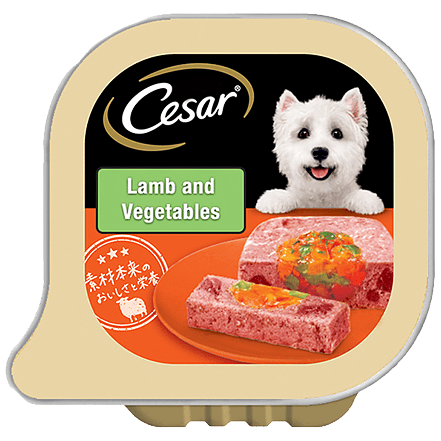 Cesar Adult Wet Dog Food - Lamb & Vegetables