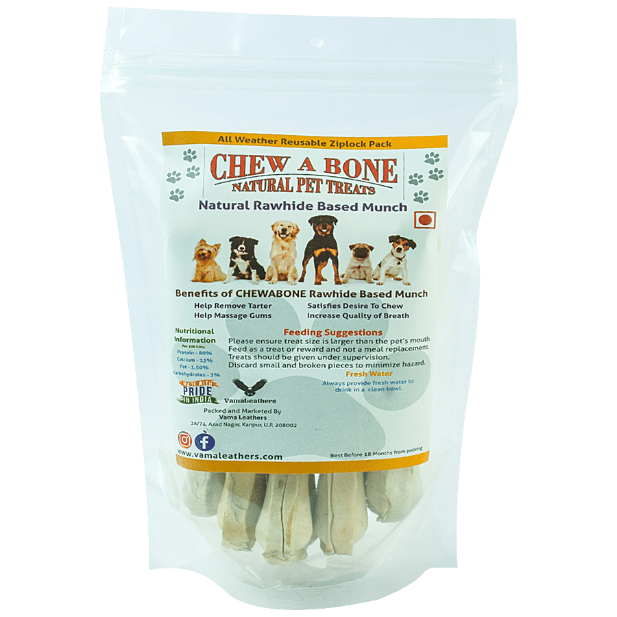 Chew A Bone Dog & Puppy Dental 12.7 cm Chew Bones - Clean & Healthy Gums