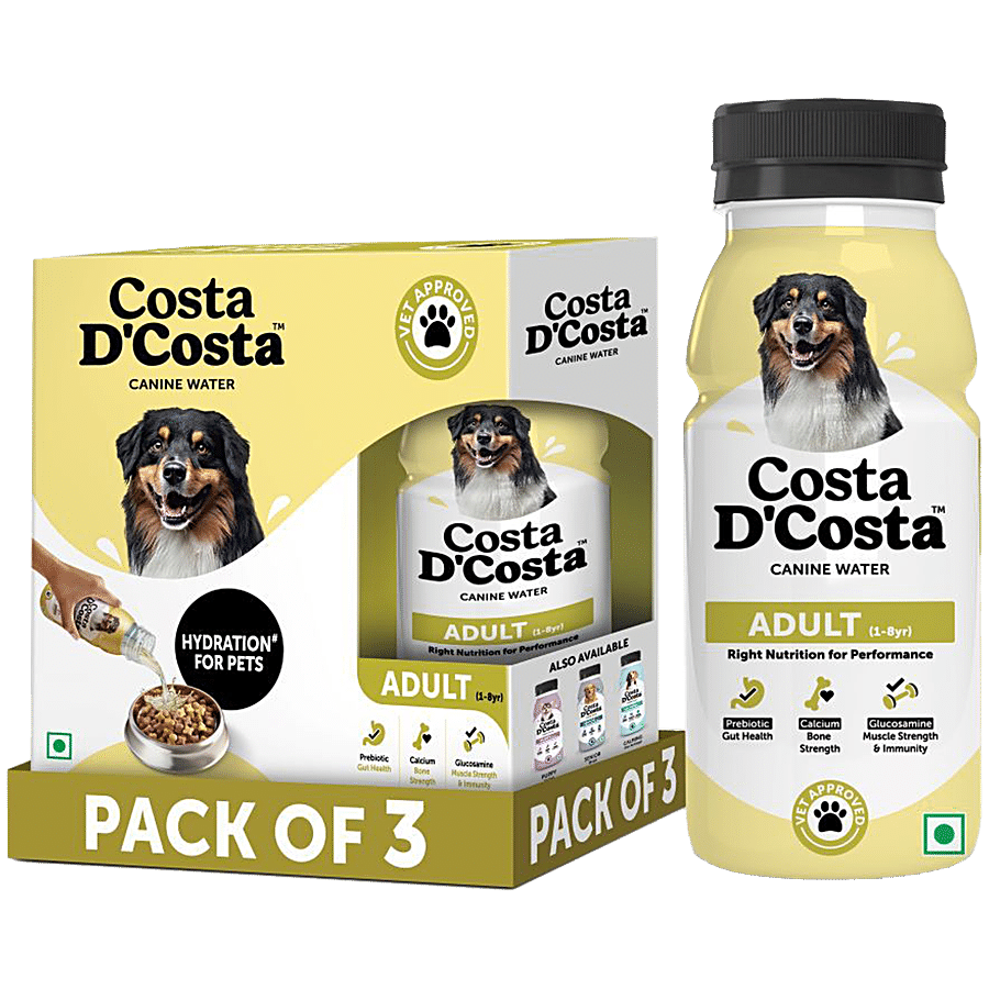 Costa D'Costa  Canine Water For Dogs - 1 To 8 Year