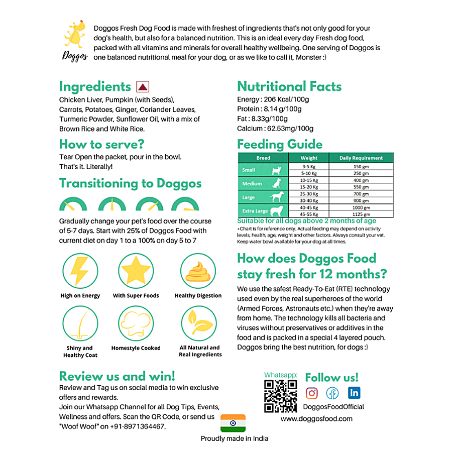 Doggos  Mini Jumbo Monster - Fresh Pet Food